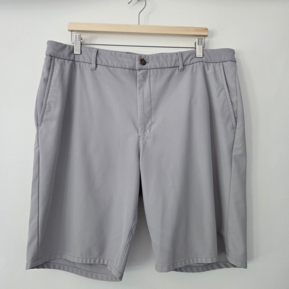 Johnnie-O Prep-Formance Shorts Gray Golf Performance Mens 38